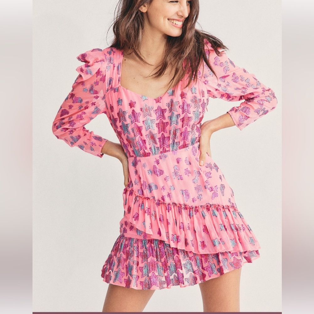NWT LoveShackFancy Caden Dress - Milennial Pink - size 2